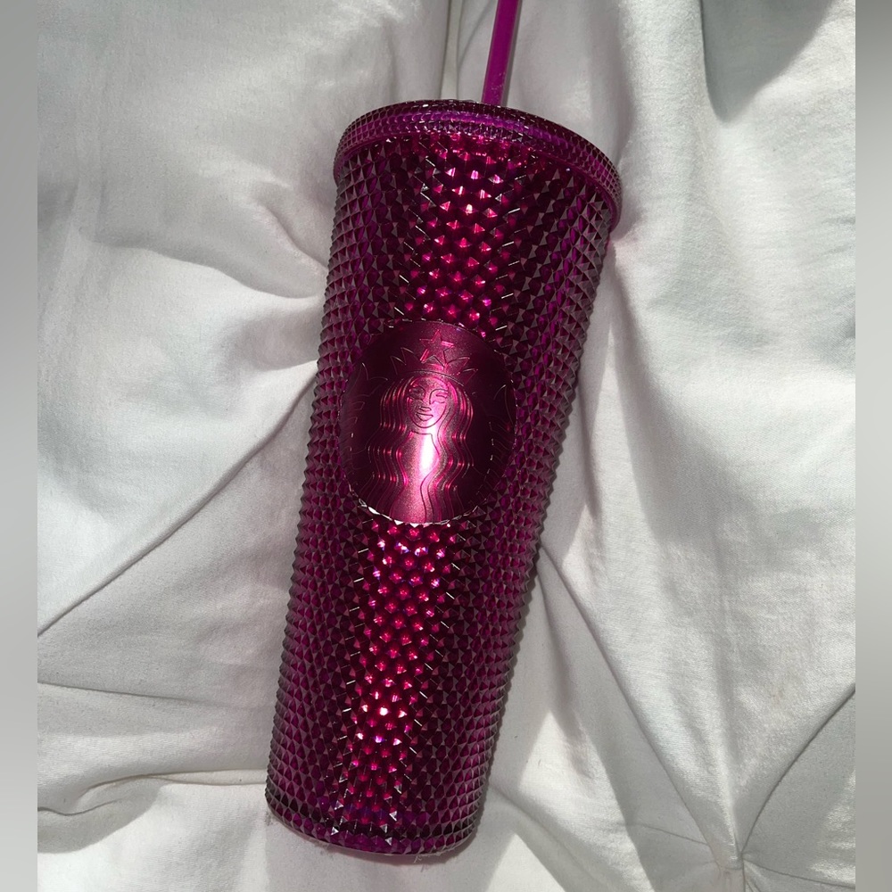 Starbucks magenta spiky tumbler - venti